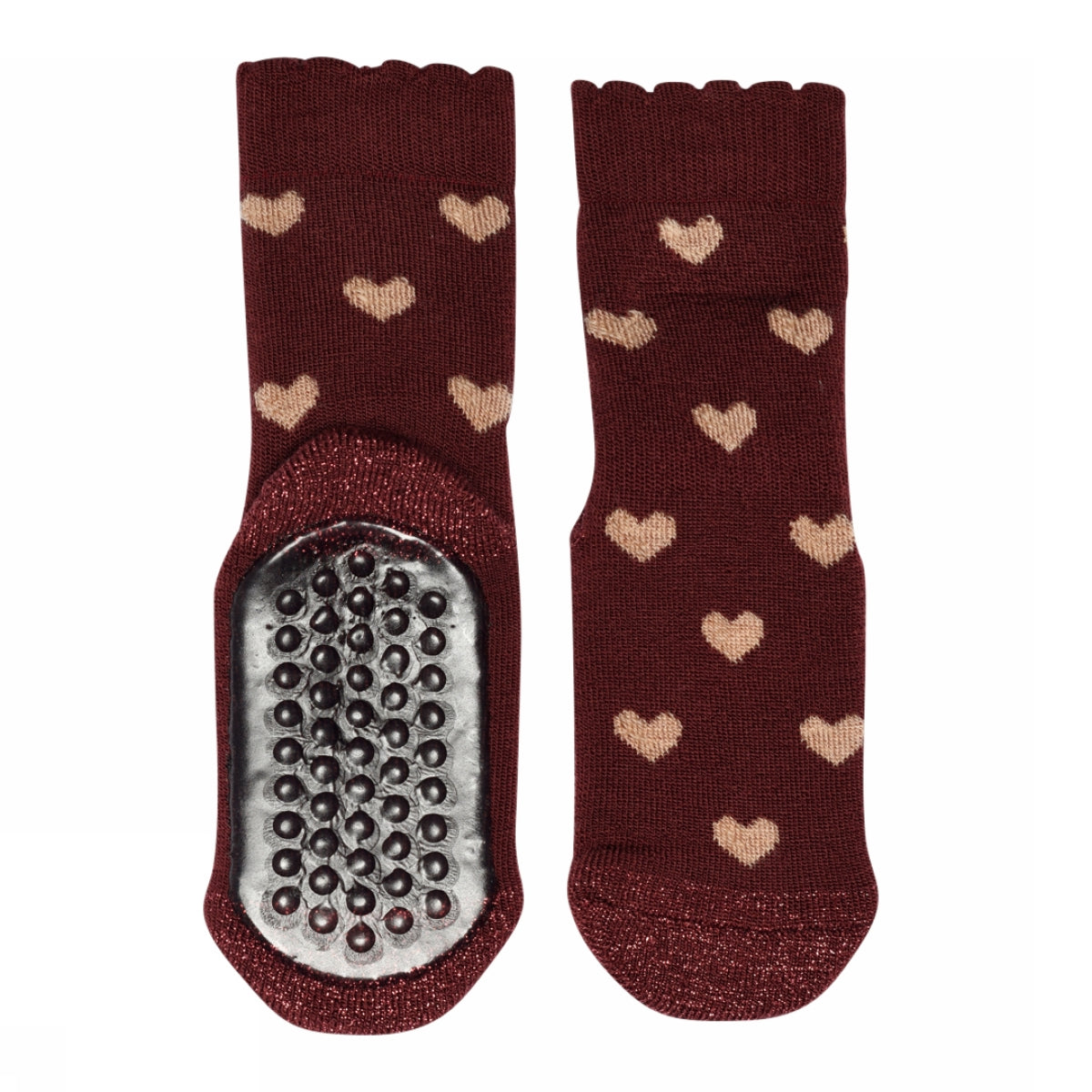 MP Denmark Rosalia socks anti-slip wine red