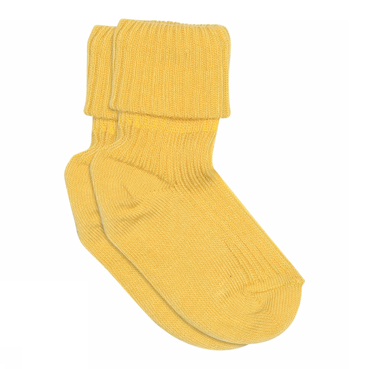 MP Denmark Cotton rib baby socks misted yellow 1220