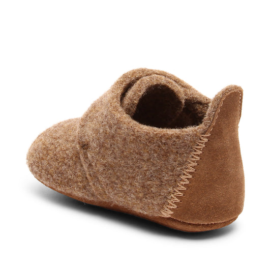 Bisgaard Baby wool pantoffel camel (maat 18-24)