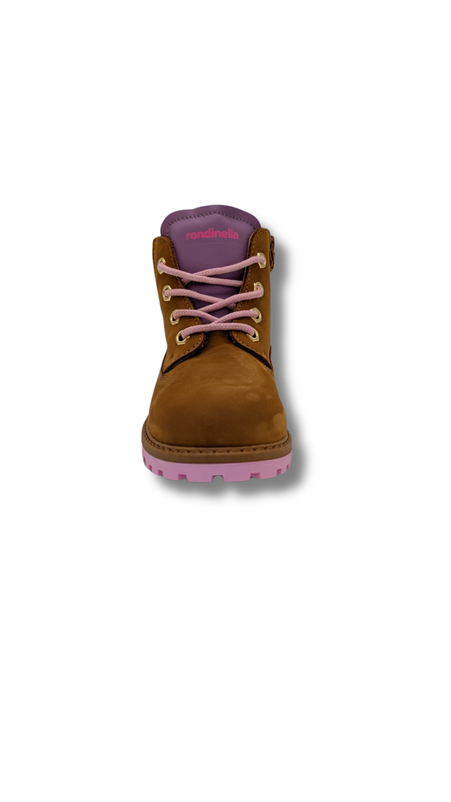 Rondinella Bottine dark camel lila (maat 26-35)