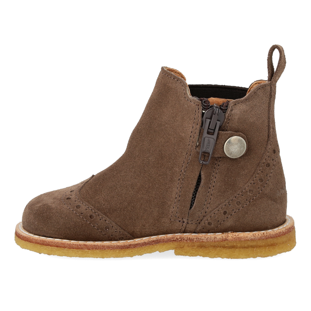 Angulus Chelsea boot suède bruin (maat 20-25)