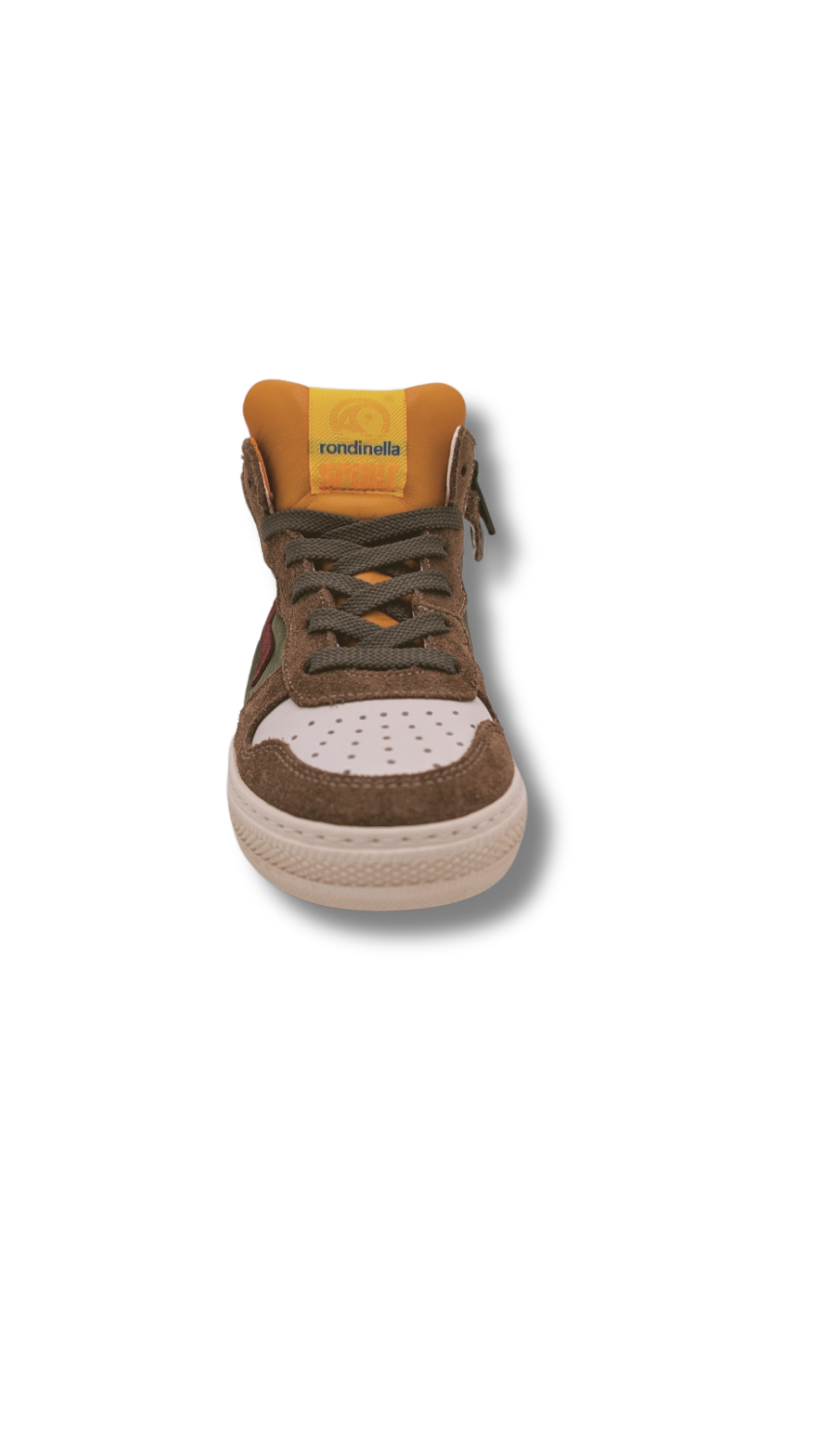 Rondinella basketter kaki bordeaux (maat 26-32)