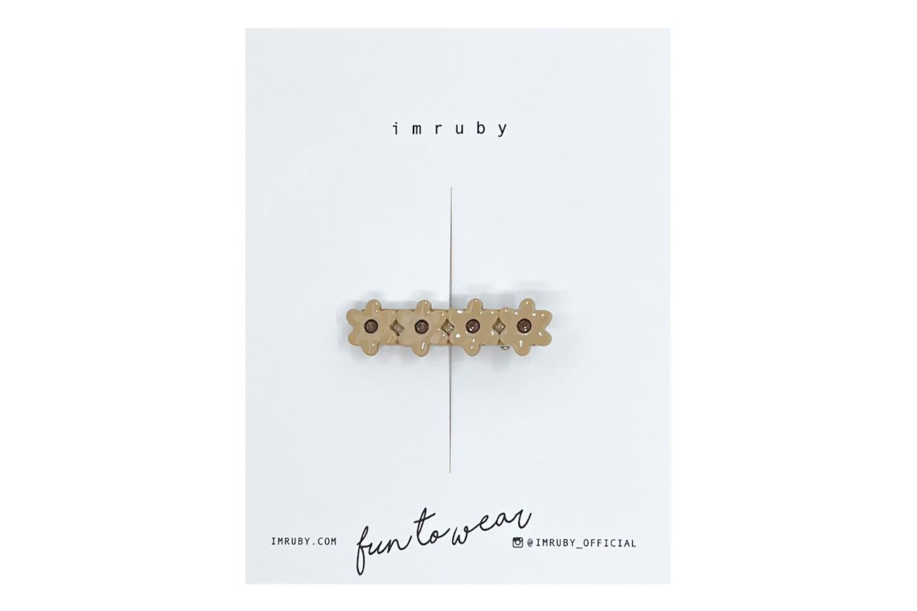 Imruby Audrey flower clip