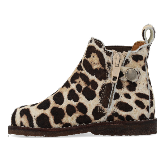 Angulus Starter chelsea boot leopard pony (maat 20-25)