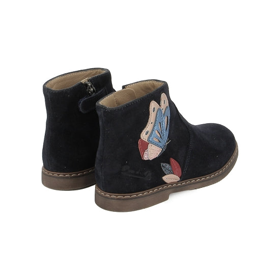 Pom d'Api Enkellaars vlinder blauw (maat 25-33)