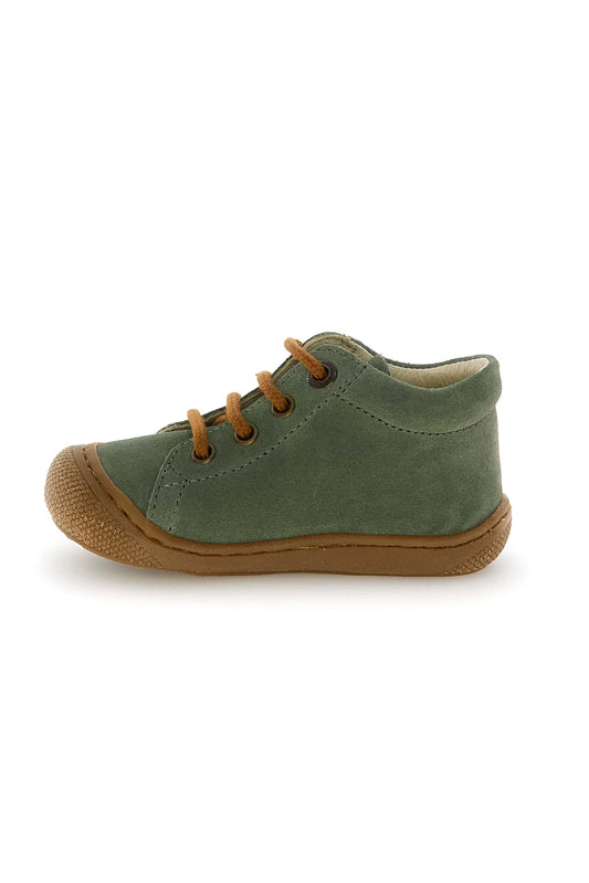 Naturino Cocoon suede sole honey olive-brown prestapper