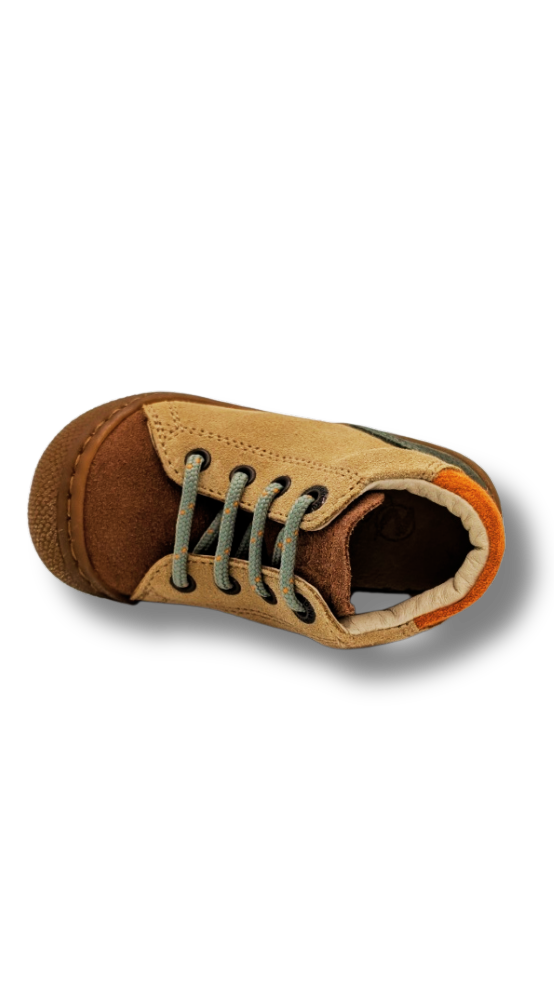 Naturino Romy suede brown-sand-olive (maat 18-22)