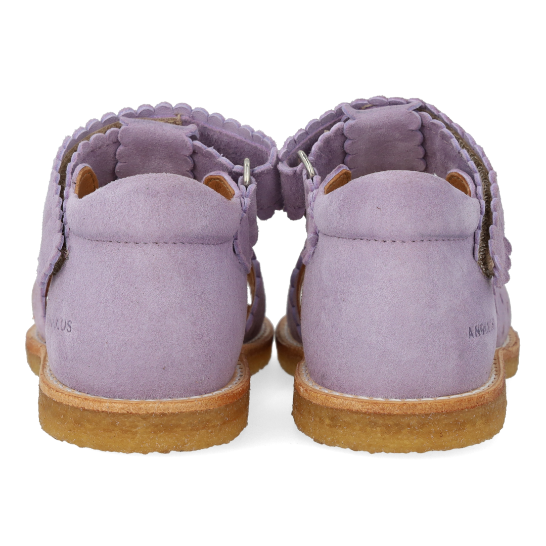Angulus Eerste sandaaltje mini hearts Amethyst (maat 19-24)