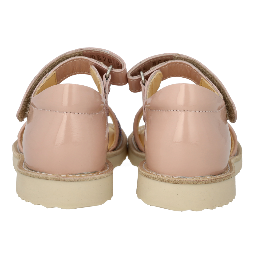 Angulus Sandaal sparkling glitter oudroze/pastel (maat 23-28)