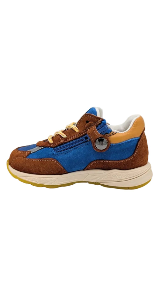 Rondinella runner blauw bruin okergeel