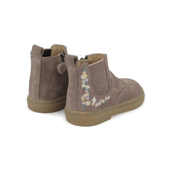 Pom d'Api enkellaarsje vieux rose (maat 23-28)