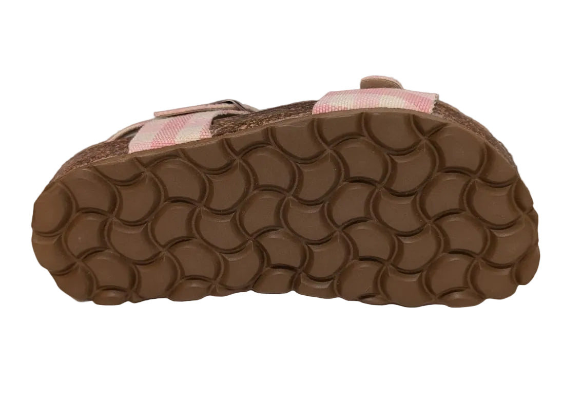 Confetti sandaal roze ruitjes