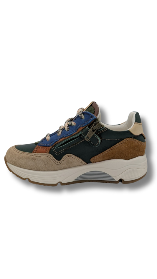 Ocra runner groen bruin blauw (maat 26-33)