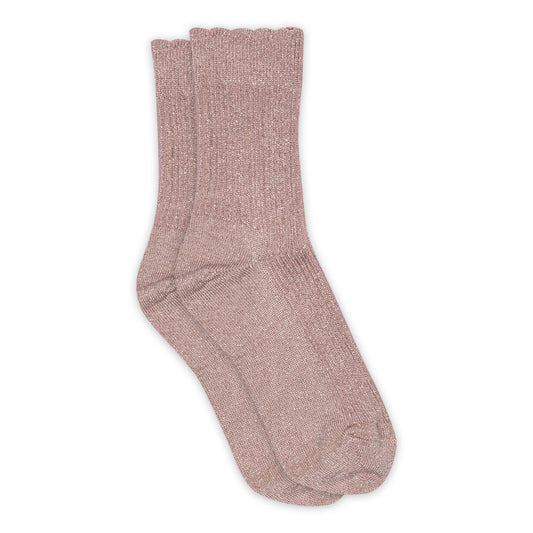 MP Denmark Celosia glitter socks mauve shadows 47