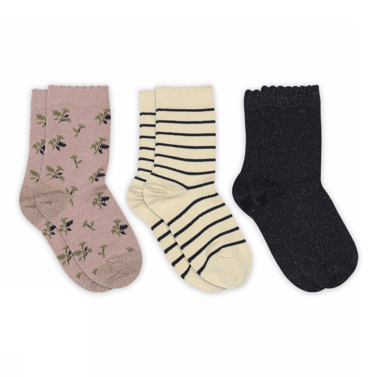 MP Denmark Thora socks wood rose 188 (3-pack)