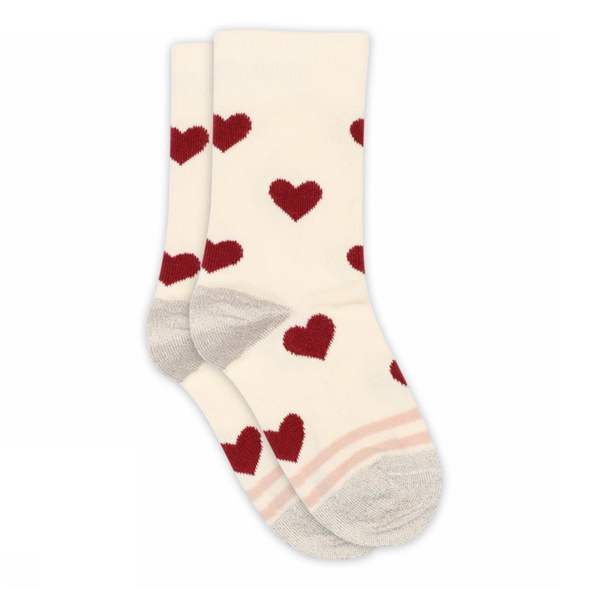 MP Denmark Ada socks cream hartjes hearts