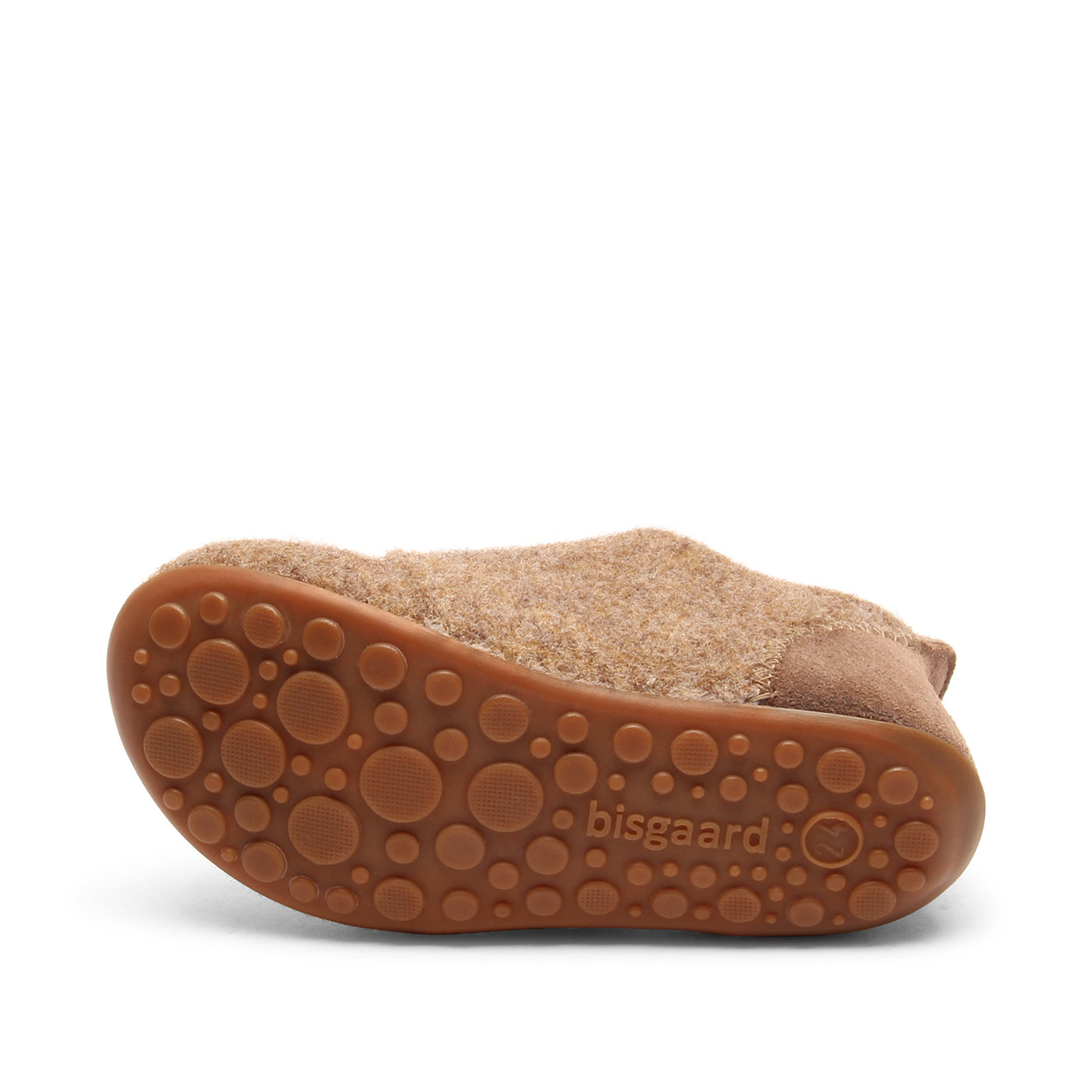 Bisgaard Pantoffel casual wool camel (maat 25-35)