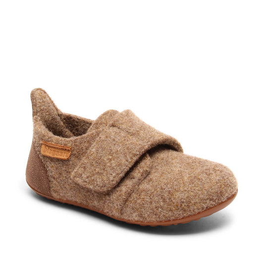 Bisgaard Pantoffel casual wool camel (maat 25-35)