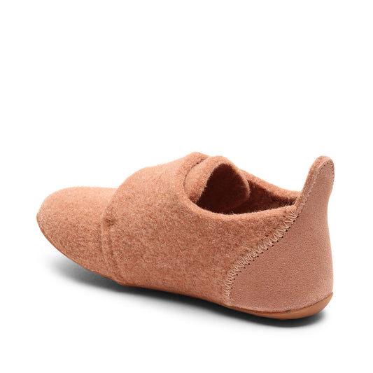 Bisgaard Pantoffel casual wool rose (maat 25-35)