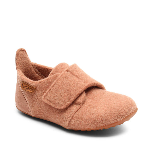 Bisgaard Pantoffel casual wool rose (maat 25-35)