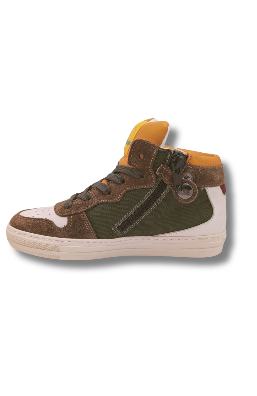 Rondinella basketter kaki bordeaux (maat 26-32)