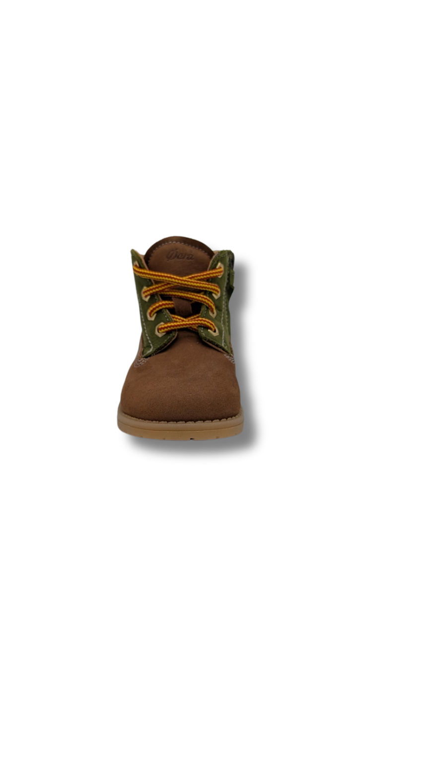 Ocra veterbottine met rits (maat 20-25)