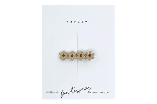 Imruby Audrey flower clip