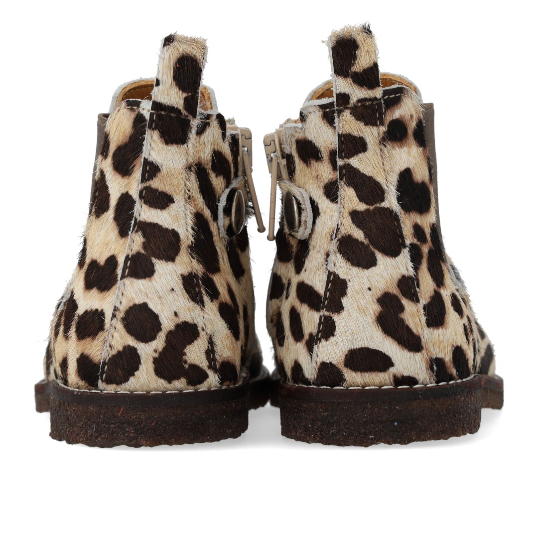 Angulus Starter chelsea boot leopard pony (maat 20-25)