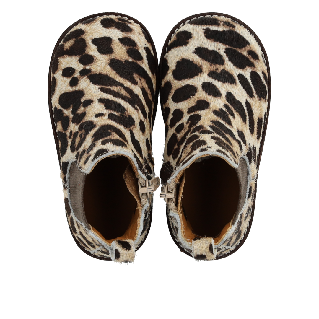 Angulus Starter chelsea boot leopard pony (maat 20-25)