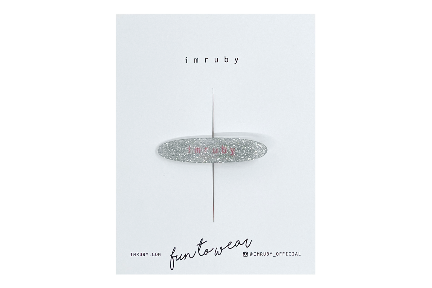 Imruby Bibi oval bar clip