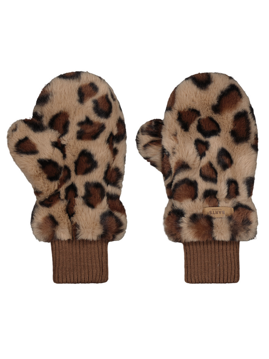Barts Ugasu mitts print brown