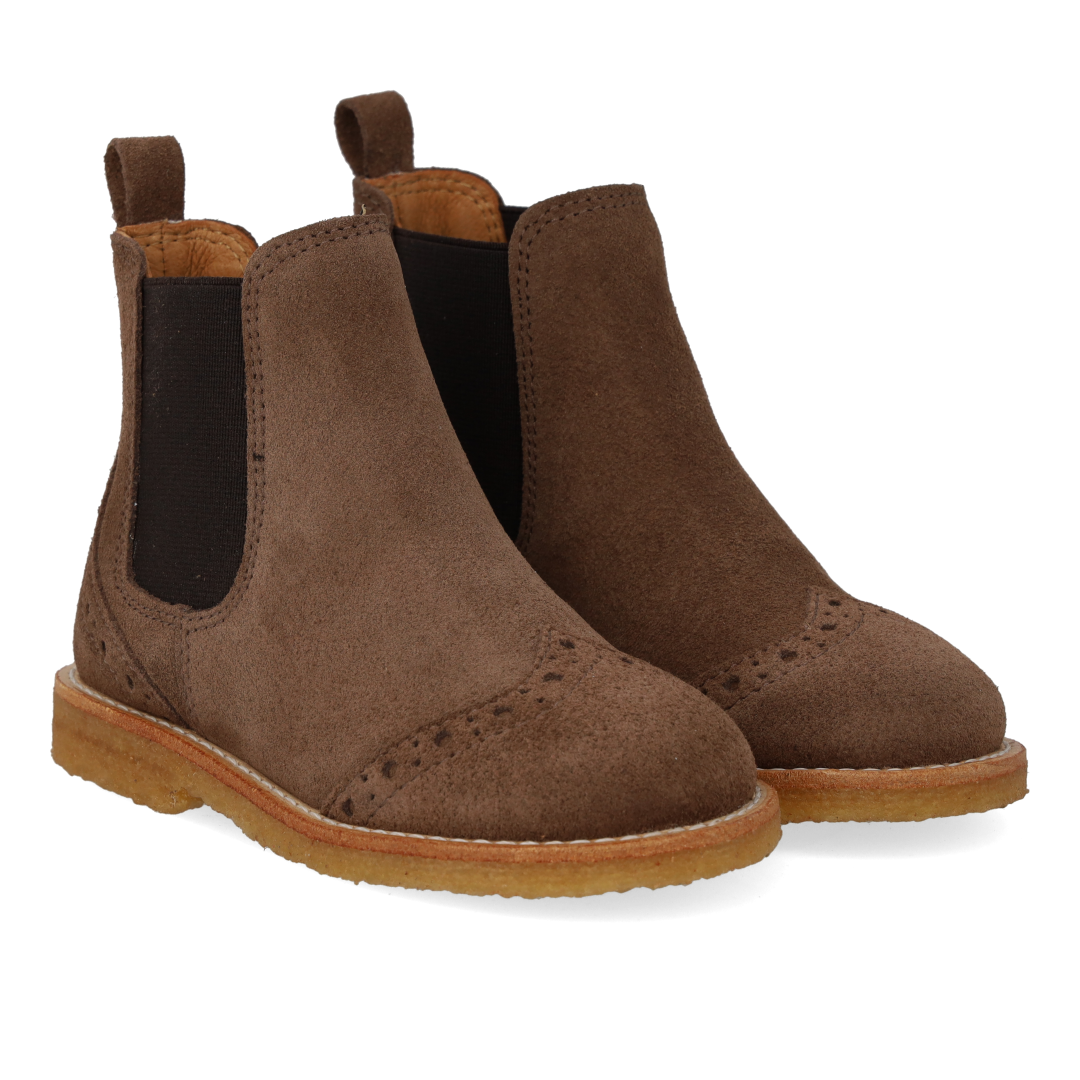 Angulus chelsea boot taupe suede