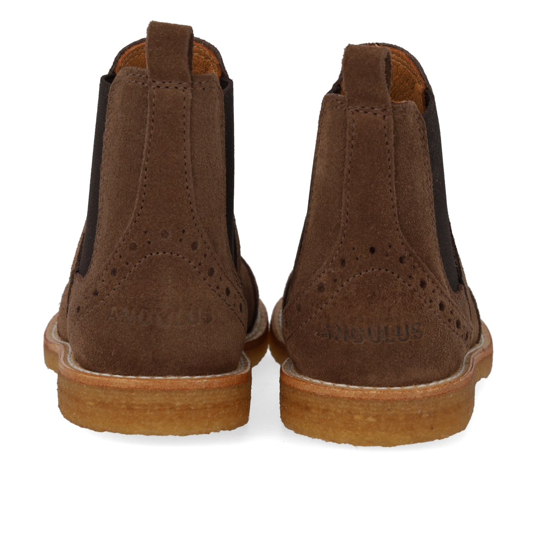 Angulus chelsea boot taupe suede