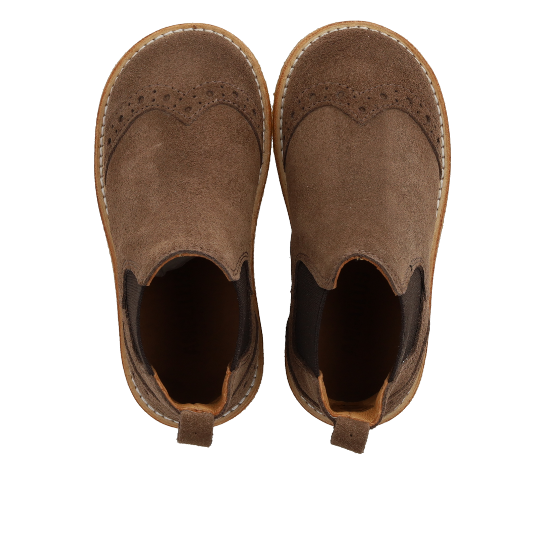 Angulus chelsea boot taupe suede
