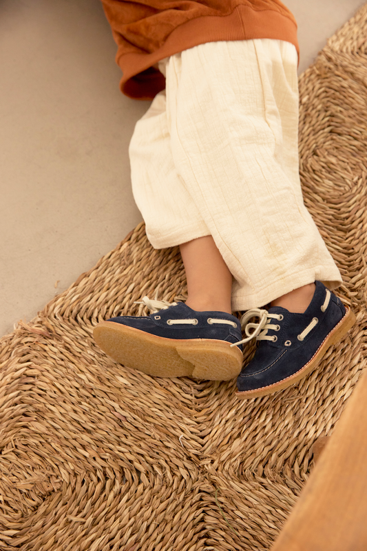 Angulus Bootschoen navy (maat 25-32)