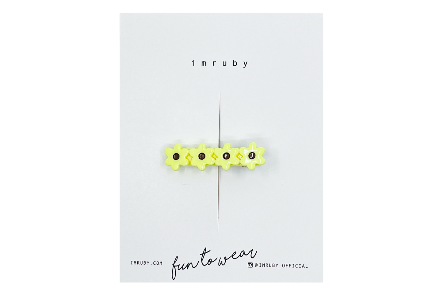 Imruby Demi flower clip