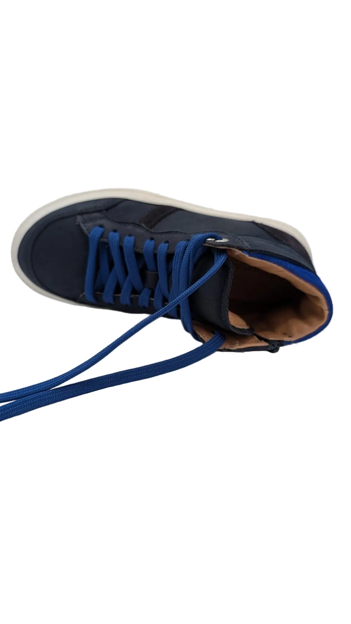 Dianetti hoge blauwe sneaker