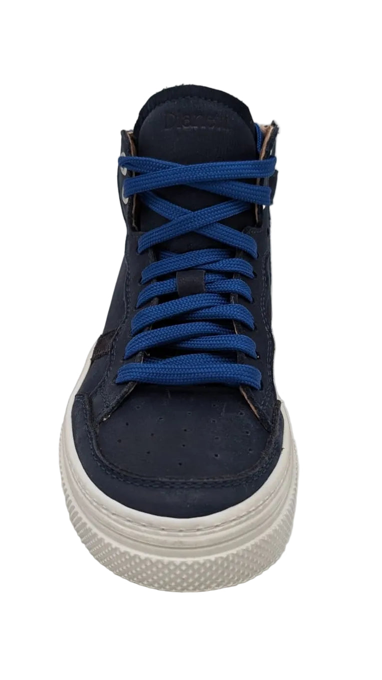 Dianetti hoge blauwe sneaker