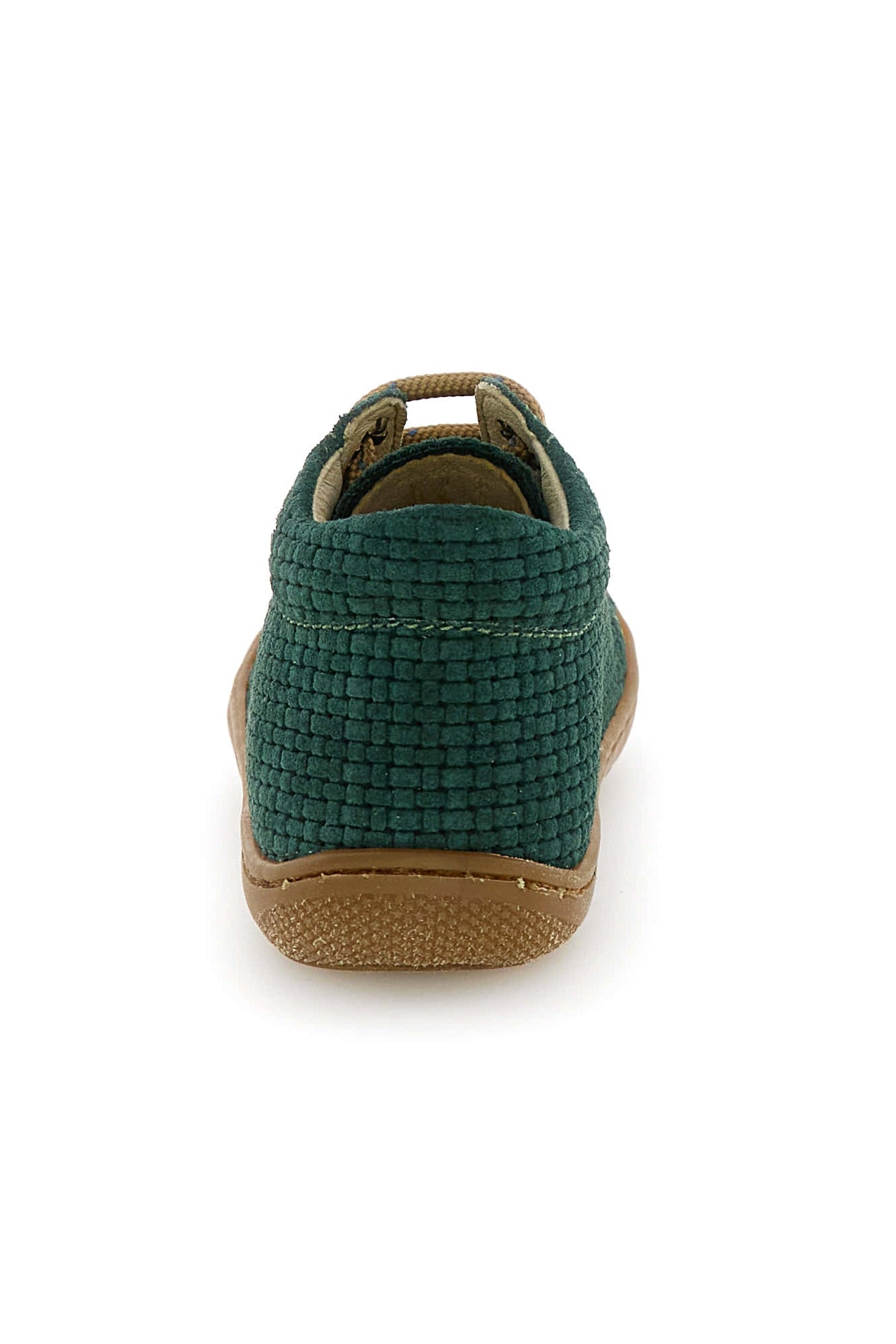 Naturino Cocoon suede woven green bottle-sand-olive