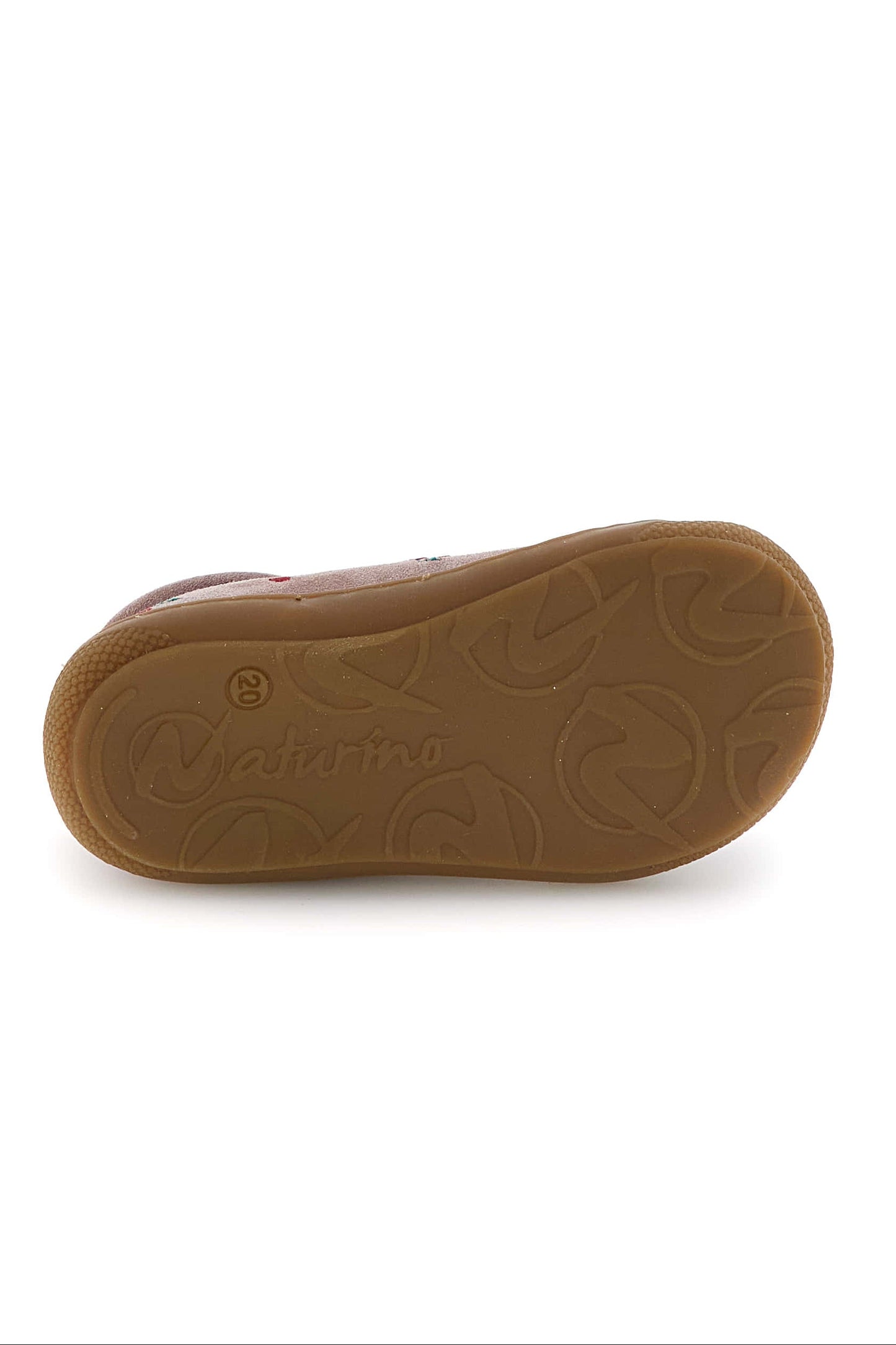 Naturino Cocoon embr. cherry suede zool