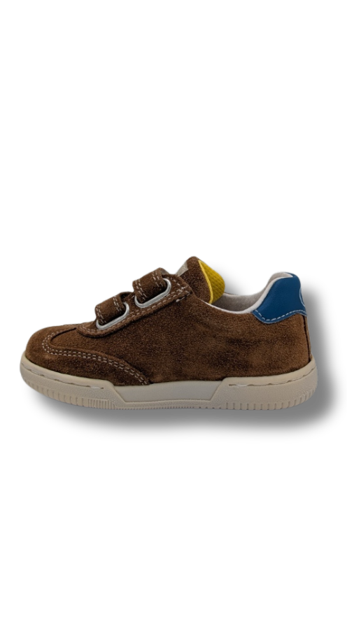 Falcotto Velcrosneaker Dasky brown-sea (maat 21-23)