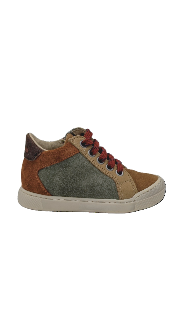 Falcotto basketter brown-olive-copper (maat 20-26)