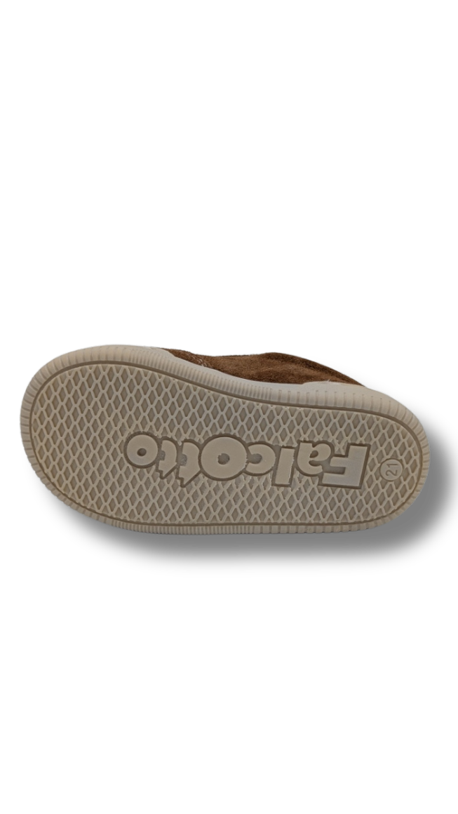 Falcotto Velcrosneaker Dasky brown-sea (maat 21-23)