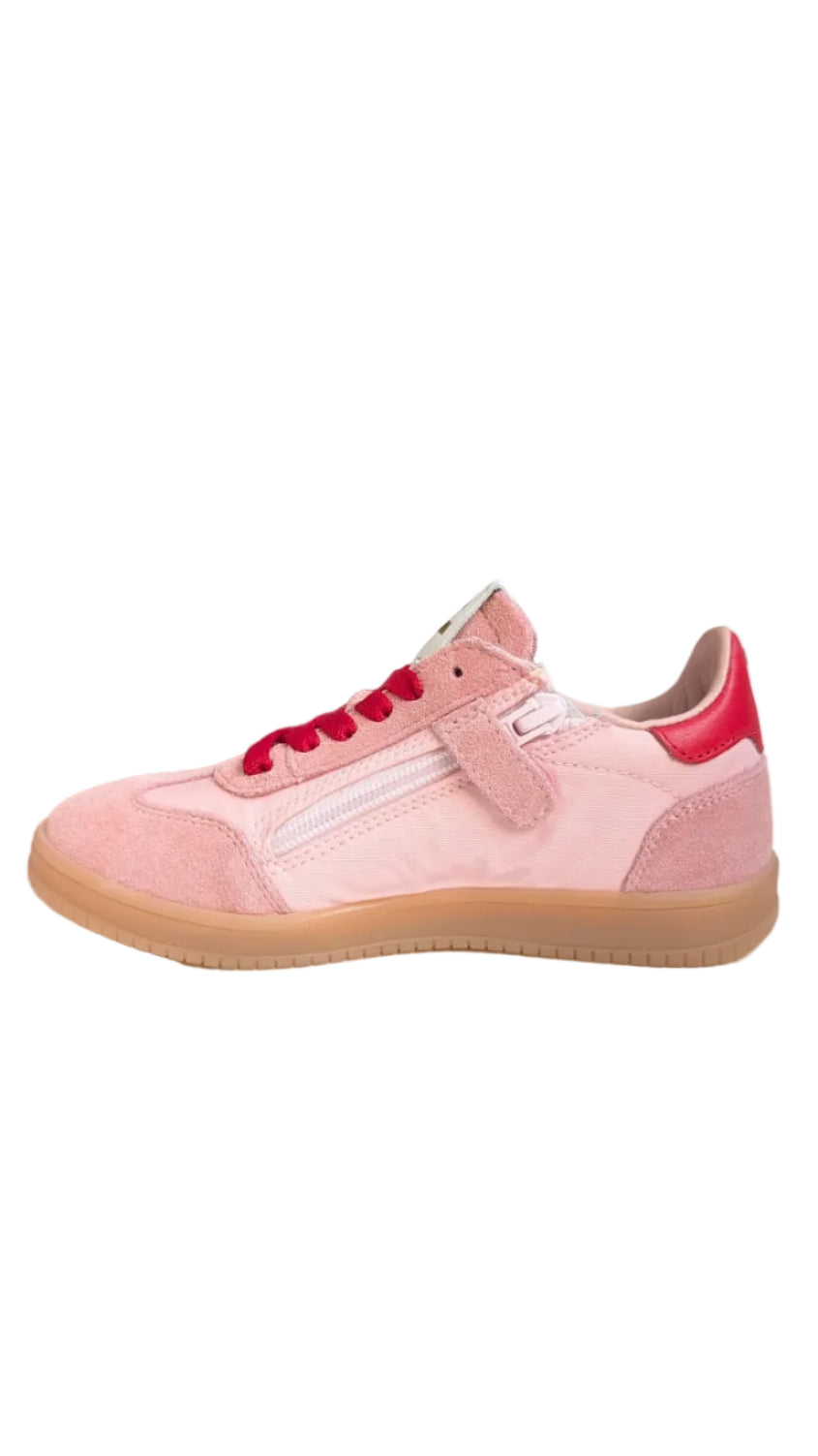 Hip sneaker roze rood groen