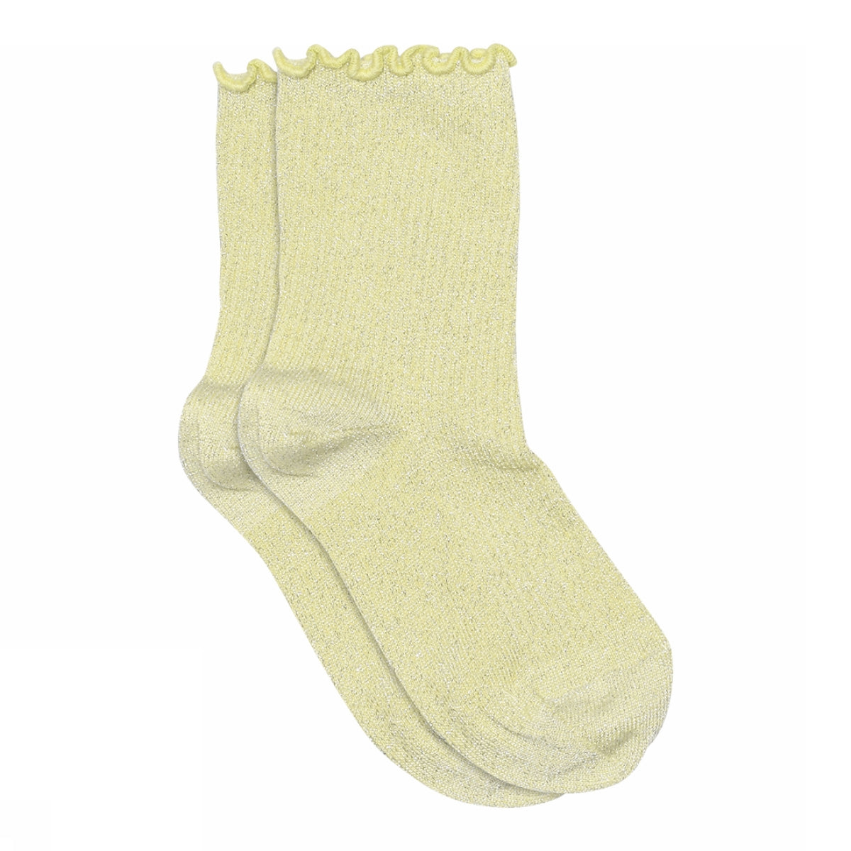 MP Denmark Doris glitter socks mellow green 2327