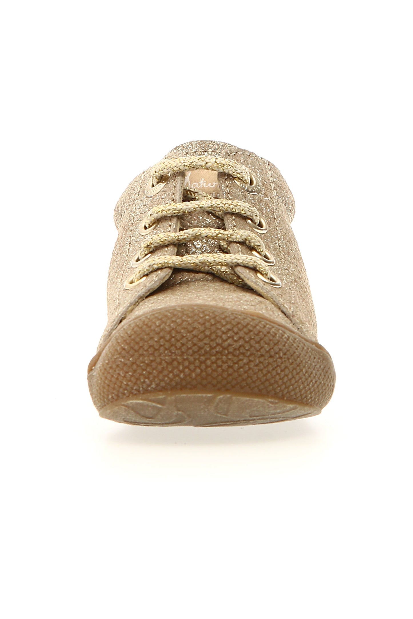 Naturino cocoon lizard metallic sole honey platinum