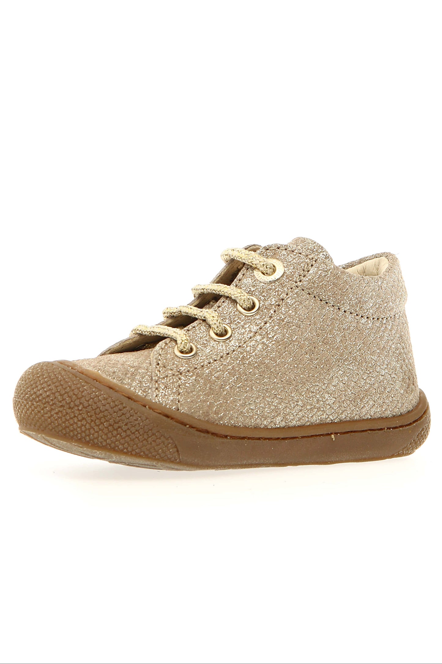 Naturino cocoon lizard metallic sole honey platinum prestapper goud
