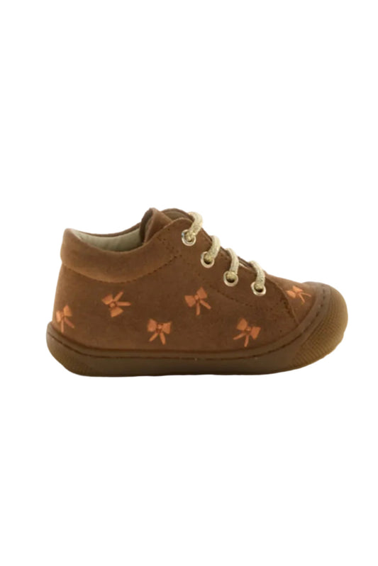 Naturino cocoon embr. bows brown