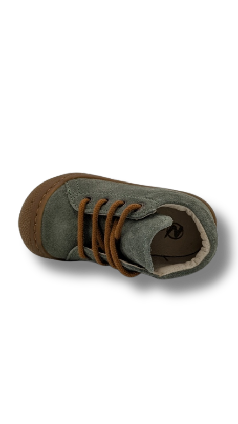 Naturino Cocoon suede sole honey olive-brown (maat 18-23)
