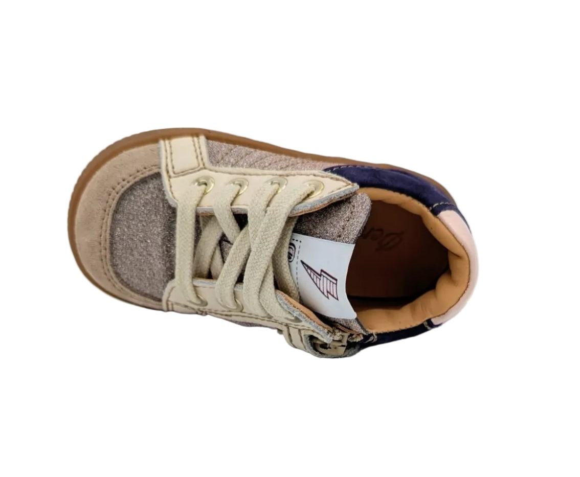 Ocra D076 eerste stapper basketter glitter